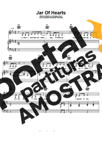 Christina Perri  partitura para Piano