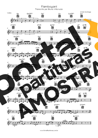 Emílio Santiago  partitura para Violão