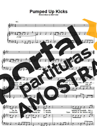 Foster The People  partitura para Piano