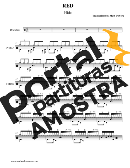 Freddie Mercury & Montserrat Caballé  partitura para Bateria