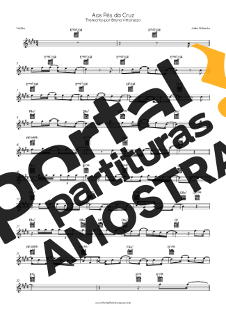 João Gilberto  partitura para Violão