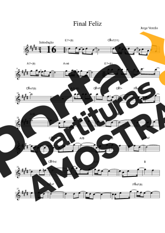 Jorge Vercillo  partitura para Clarinete (Bb)