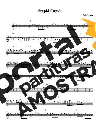 Neil Sedaka  partitura para Clarinete (Bb)
