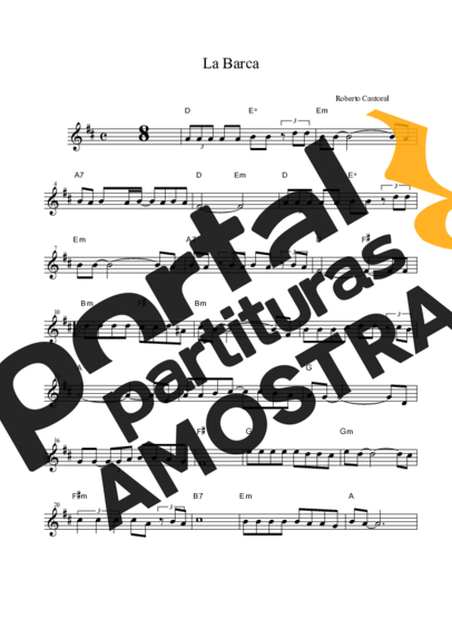 Roberto Cantoral  partitura para Saxofone Alto (Eb)