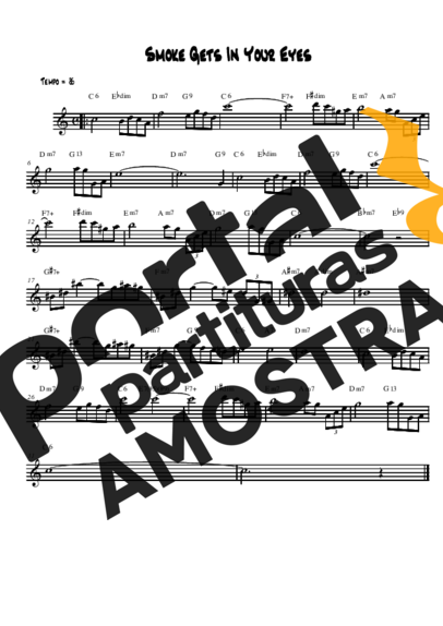 The Platters  partitura para Saxofone Alto (Eb)