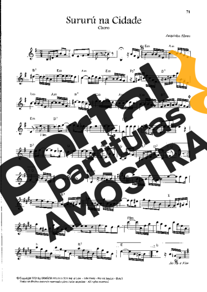 Zequinha de Abreu  partitura para Violino