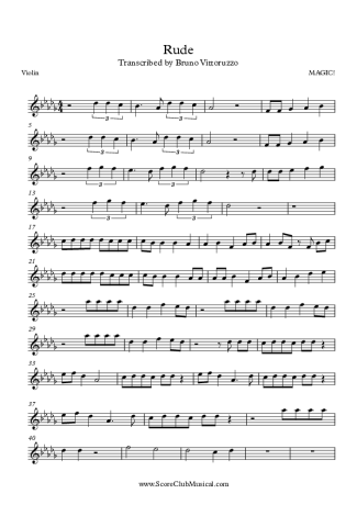 8024 Partitura - Rude - Violín