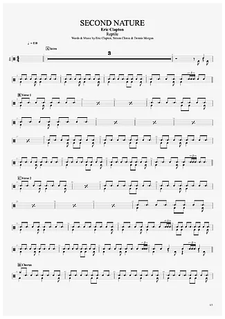 35282 Partitur - Second Nature - Drum