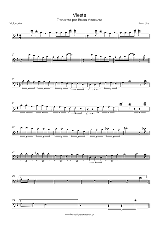 26150 Partitura - Vieste - Violoncelo