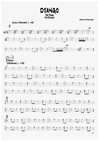 34172 Sheet music - Django - Drums
