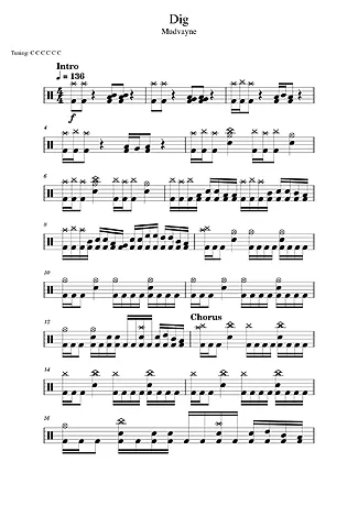 39332 Partitura - Dig - Batería