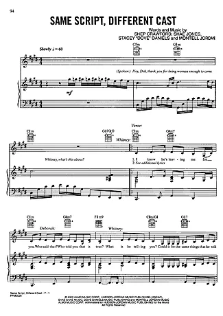 9173 Partitur - Same Script different cast - Piano