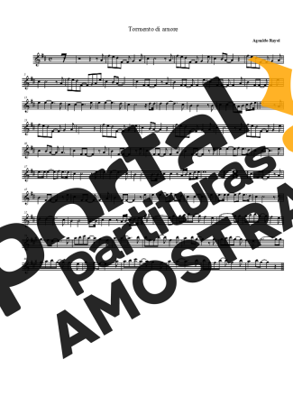 Agnaldo Rayol  partitura para Clarinete (Bb)