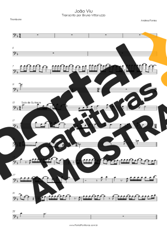 Andrea Fontes  partitura para Trombone
