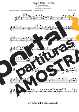 Angela Maria  partitura para Clarinete (Bb)