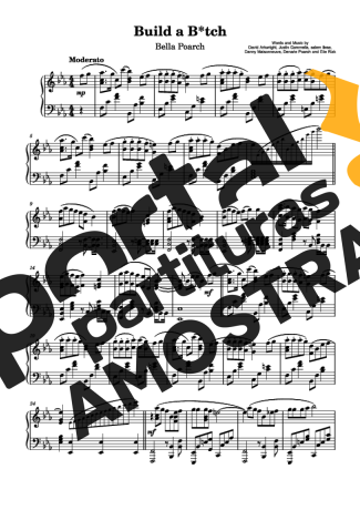 Bella Poarch  partitura para Piano