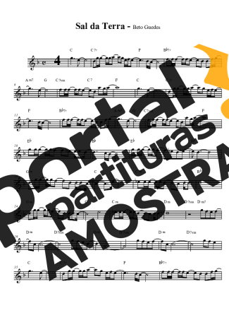 Nós E O Mar - Roberto Menescal - Partitura para Clarinete (Bb)