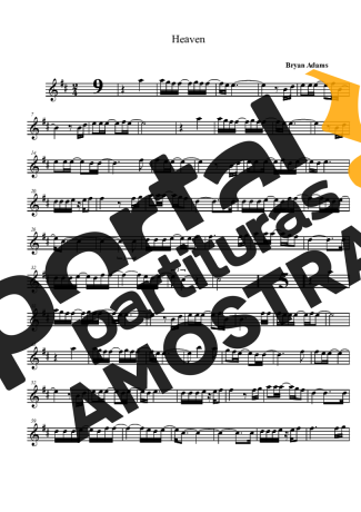 Bryan Adams  partitura para Clarinete (Bb)