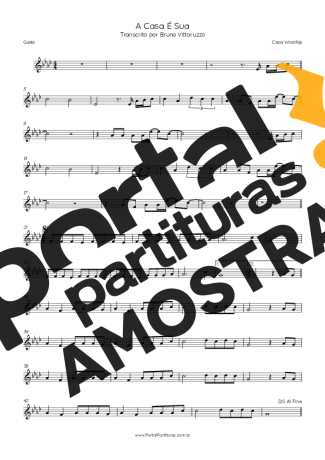 Casa Worship  partitura para Gaita