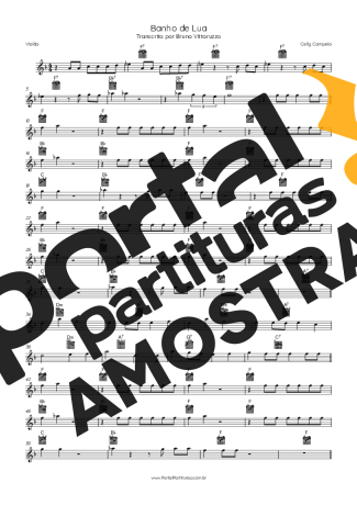 Celly Campello  partitura para Violão