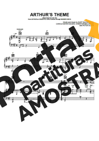 Christopher Cross  partitura para Piano