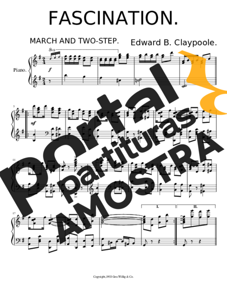 Edward B Claypoole  partitura para Piano