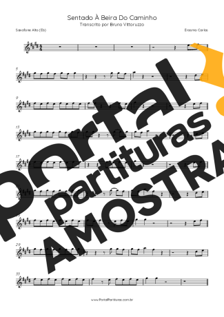 Erasmo Carlos  partitura para Saxofone Alto (Eb)