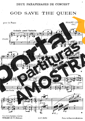 Franz Liszt  partitura para Piano