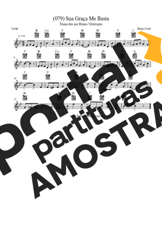 Harpa Cristã  partitura para Violão