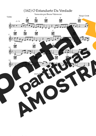 Harpa Cristã  partitura para Violão