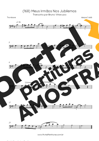 Harpa Cristã  partitura para Trombone