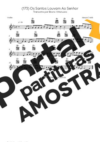 Harpa Cristã  partitura para Violão