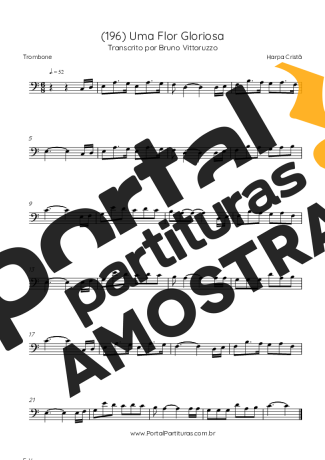 Harpa Cristã  partitura para Trombone