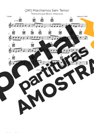 Harpa Cristã  partitura para Violão