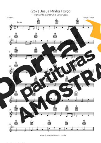 Harpa Cristã  partitura para Violão