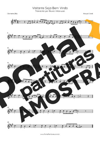 Harpa Cristã  partitura para Clarinete (Bb)