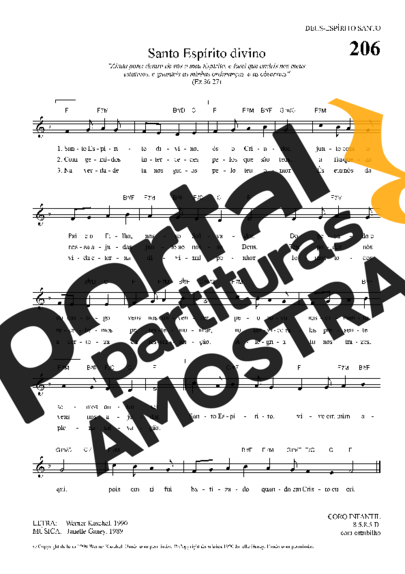 Hinário Para o Culto Cristão  partitura para Teclado