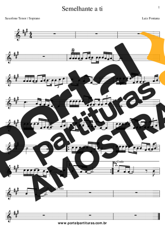 Luiz Fontana  partitura para Clarinete (Bb)