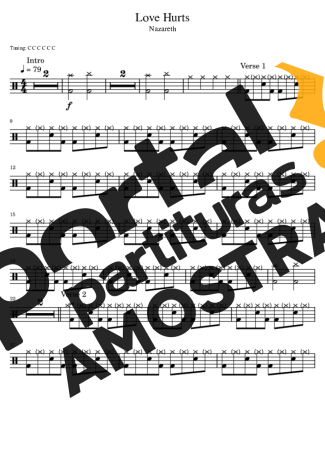 Nazareth  partitura para Bateria