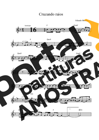 Orlando Moraes  partitura para Clarinete (Bb)