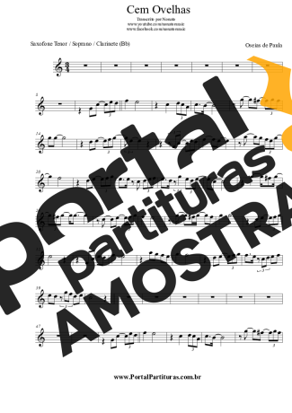 Ozeias de Paula  partitura para Clarinete (Bb)