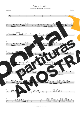 Rita Lee  partitura para Trombone