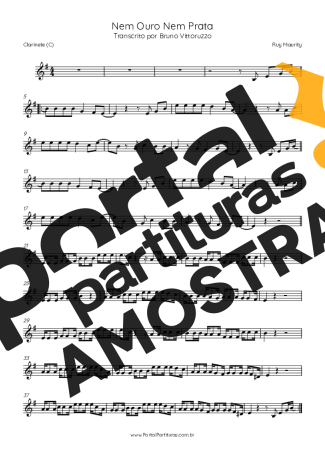 Ruy Maurity  partitura para Clarinete (C)