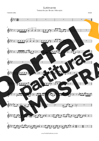 Skank  partitura para Clarinete (Bb)