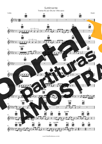 Skank  partitura para Violão