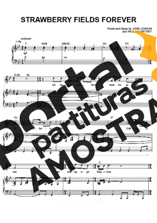 The Beatles  partitura para Piano