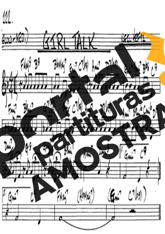 The Real Book of Jazz Girl Talk partitura para Clarinete (Bb)
