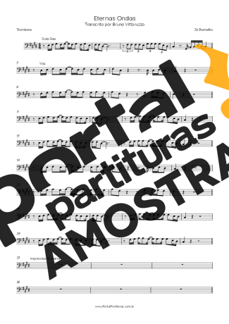 Zé Ramalho  partitura para Trombone