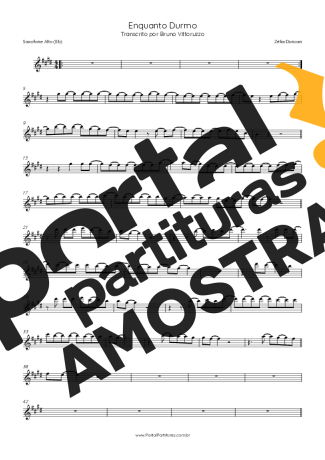 Zélia Duncan  partitura para Saxofone Alto (Eb)